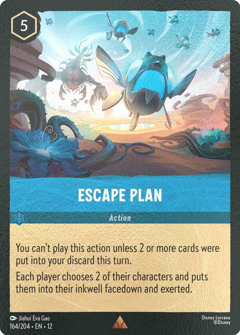 Escape Plan - 164/204 [Wilds Unknown] [Cold Foil]