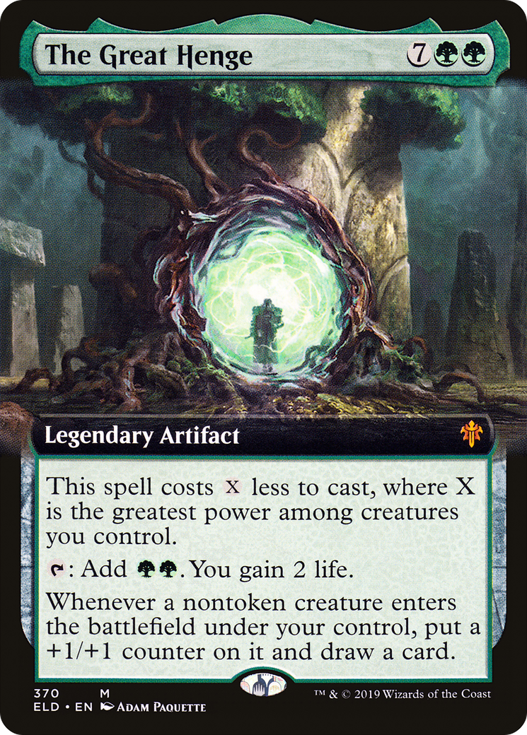 The Great Henge (ELD-370) - Throne of Eldraine: (Extended Art) Foil