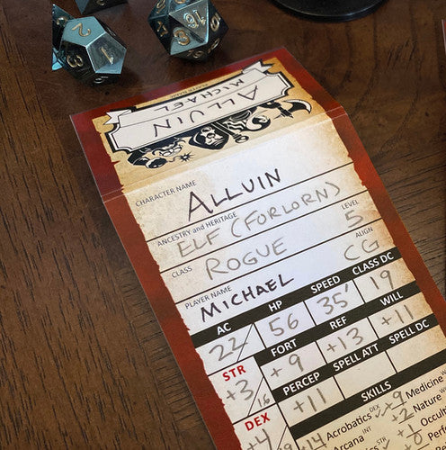 Stat Trackers: Blank Pathfinder Character Trackers