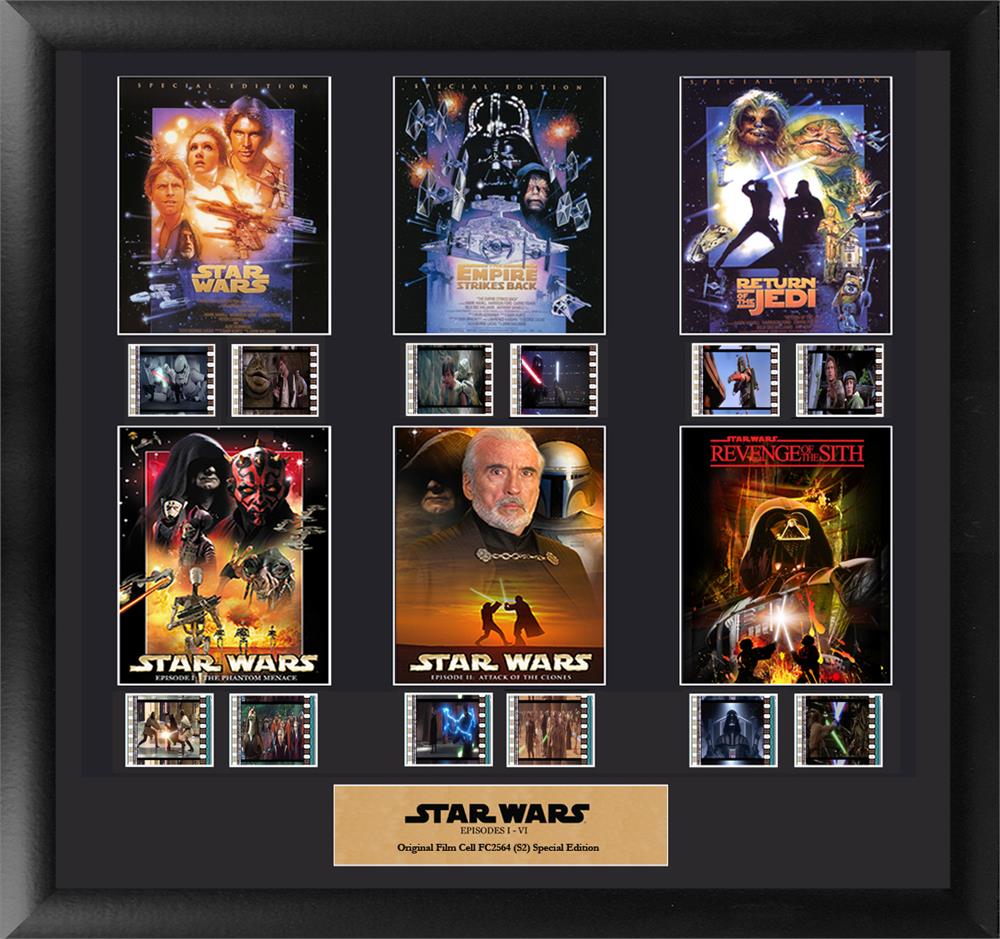 FilmCells: Film Cells Star Wars Episode I-VI Montage