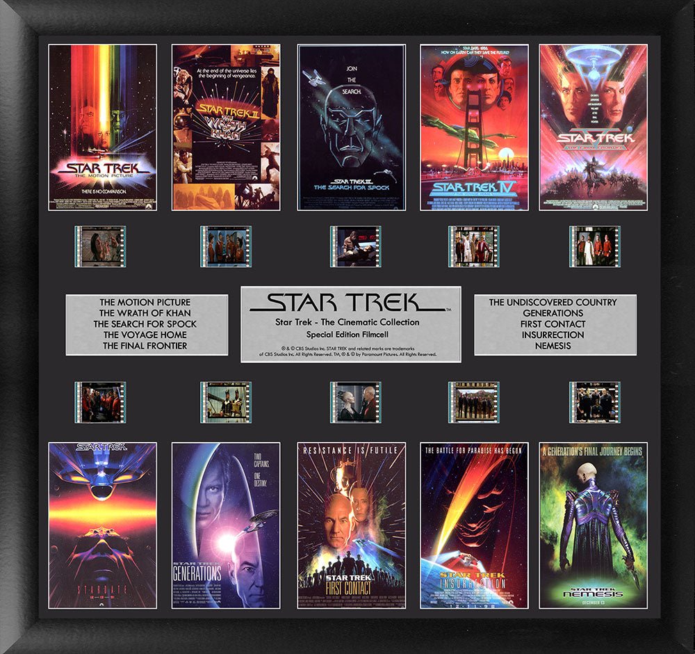FilmCells: Filmcells Star Trek The Cinematic Collection Montage