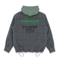 Hidden NY Charcoal Flannel Hoodie