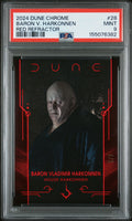 2024 Topps Dune Chrome - Baron V. Harkonnen - Red Refractor /5 #28 - PSA Graded Card