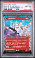 2025 Magic the Gathering Marvel's Spider-Man - Gwen/Ghost-Spider - Double Sided - Web-Slinger Borderless #0209 - PSA Graded Card