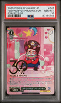 2025 Weiss Schwarz Japanese Toy Story 30 Years & Beyond - Prospector Gold Stamp - PXR/S122-SP #042 - PSA Graded Card