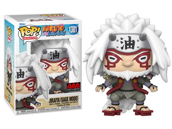 Funko Pop! Animation: Naruto: Shippuden Jiraiya Sage Mode #1381 AAA Anime Exclusive