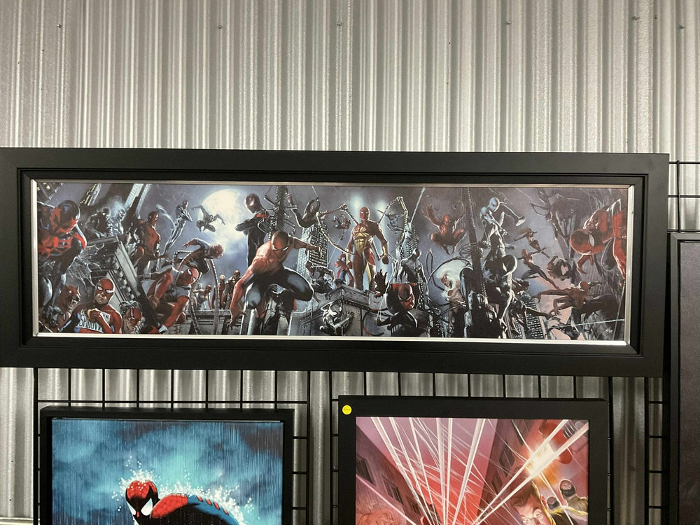 Gabriele Dell'Otto - Spider-Verse Giclee on Canvas Signed by Stan Lee ES 50 Made