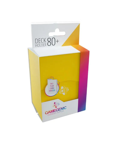 Gamegenic Deck Holder 80+ Card Box - Yellow