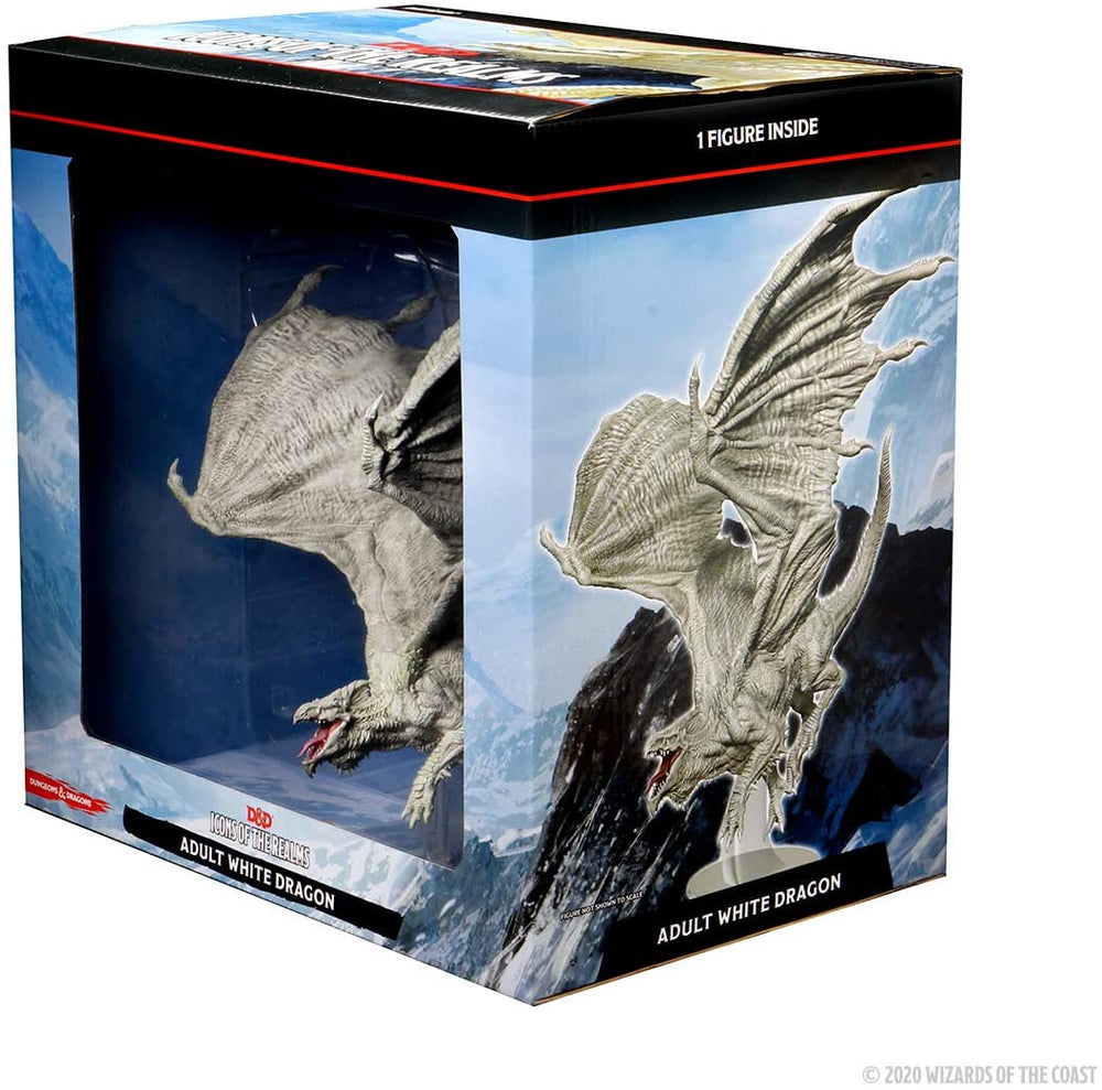 D&D Icons of the Realms: Adult White Dragon Premium Figure
