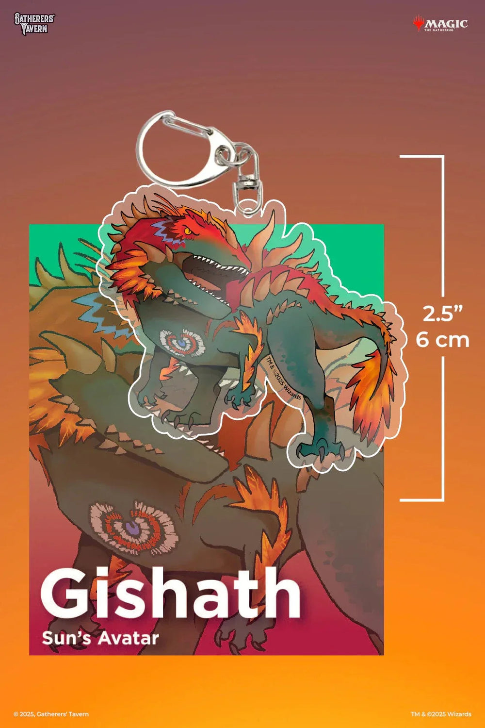 Magic: The Gathering Gishath, Sun's Avatar Keychain