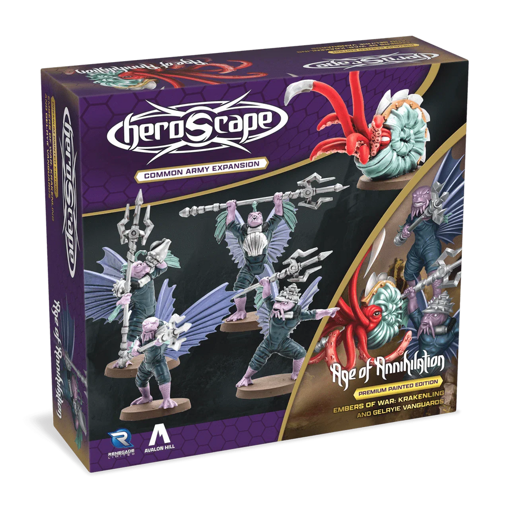 Heroscape: Krakenling & Gelryie Vanguards Common Army Expansion