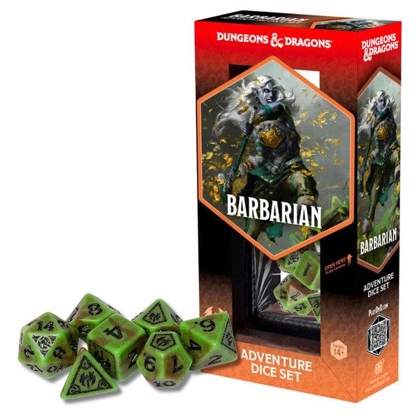 D&D Adventure Dice Barbarian G