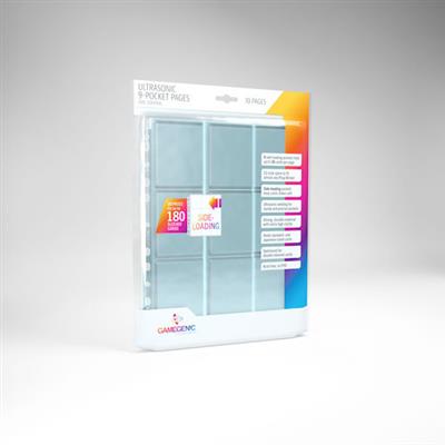 Gamegenic Sideloading 9-Pocket Pages: Clear (10)
