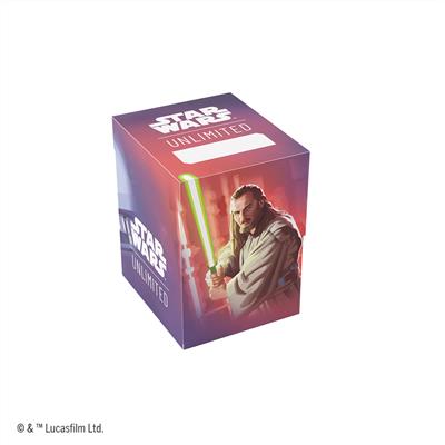 Gamegenic Deck Box: Star Wars Unlimited - Soft Crate - Qui-Gon Jinn