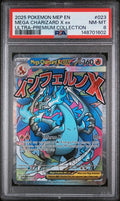 2025 POKEMON MEGA EVOLUTION PROMO MEGA CHARIZARD X EX #023 PSA 8
