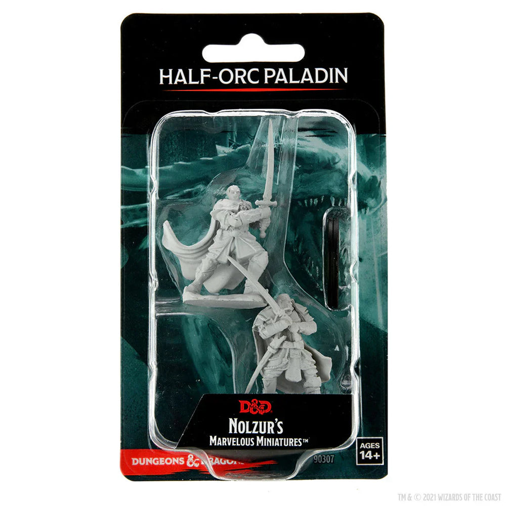 Nolzur's Marvelous Miniatures: Half-Orc Paladin Male