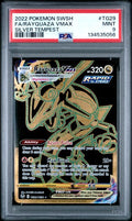 2022 POKEMON SWORD & SHIELD SILVER TEMPEST FA/RAYQUAZA VMAX SILVER TEMPEST #TG29 PSA 9