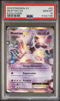 2016 POKEMON XY EVOLUTIONS MEWTWO EX EVOLUTIONS #52 PSA 10