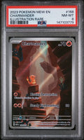2023 POKEMON MEW EN-151 CHARMANDER ILLUSTRATION RARE #168 PSA 8