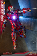 Hot Toys Iron Man 3 Iron Man Mark XXXIII Silver Centurion (Armor Suit Up Version) Sixth Scale Figure