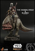 Hot Toys Star Wars The Mandalorian Mandalorian & Blurrg Sixth Scale Figure Set
