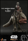 Hot Toys Star Wars The Mandalorian Mandalorian & Blurrg Sixth Scale Figure Set