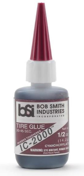 Bob Smith Industries IC-2000 Rubber-Toughened Cyanoacrylate - 1/2 oz
