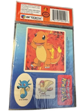 1998 Artbox Pokemon Meowth Super Size Stickers : Charmander, Horsea and Pidgeotto