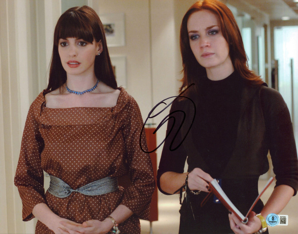 Emily Blunt The Devil Wears Prada Authentic Signed 11x14 Photo BAS #BV70264