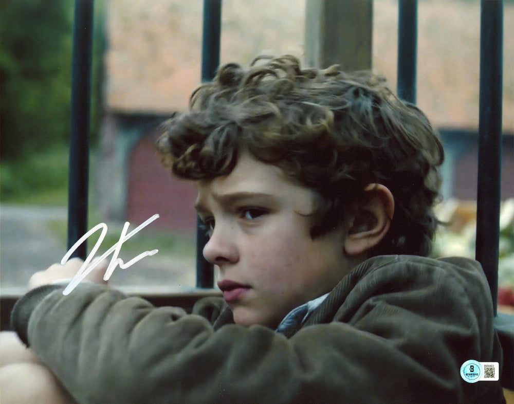 Noah Jupe A Quiet Place Authentic Signed 11x14 Horizontal Photo BAS #BV00903