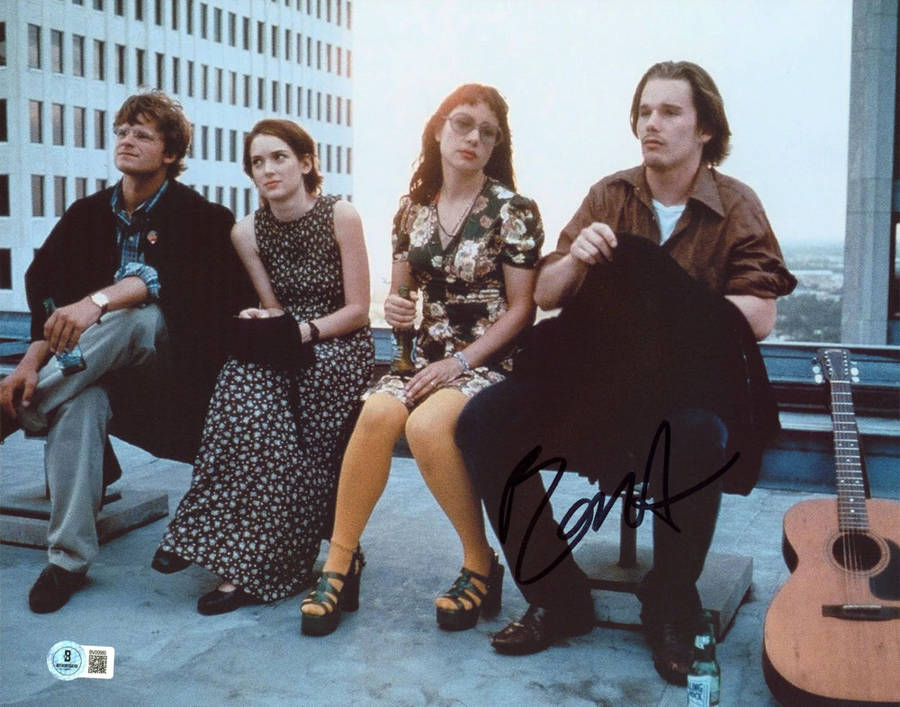 Ethan Hawke Reality Bites Authentic Signed 11x14 Horizontal Photo BAS #BV00880