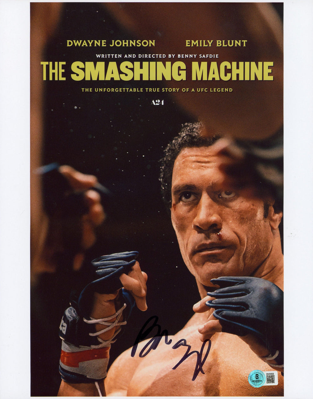Benny Safdie The Smashing Machine Authentic Signed 11x14 Photo BAS #BV00826