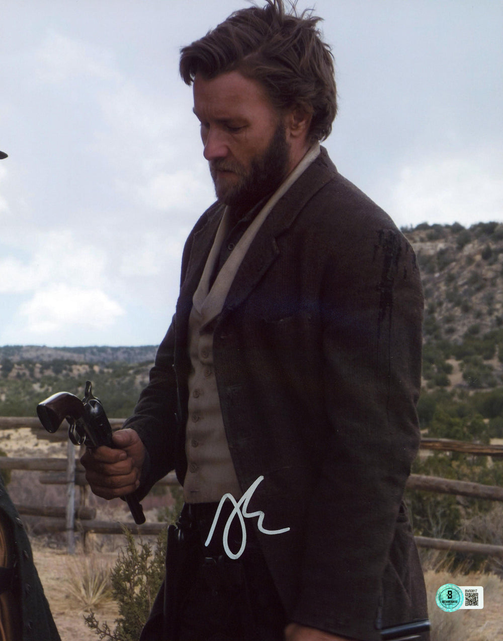 Joel Edgerton Jane Got A Gun Authentic Signed 11x14 Vertical Photo BAS #BV00817