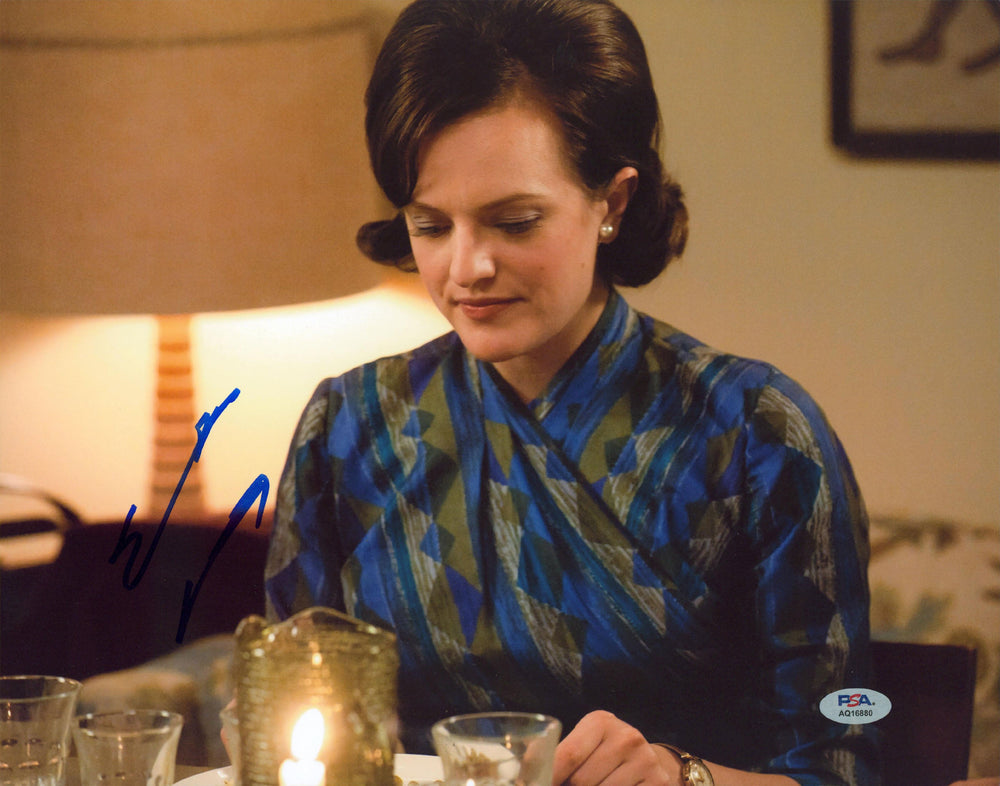 Elisabeth Moss Mad Men Authentic Signed 11x14 Horizontal Photo PSA/DNA #AQ16880