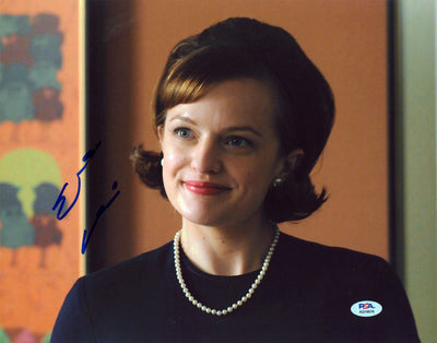 Elisabeth Moss Mad Men Authentic Signed 11x14 Horizontal Photo PSA/DNA #AQ16879