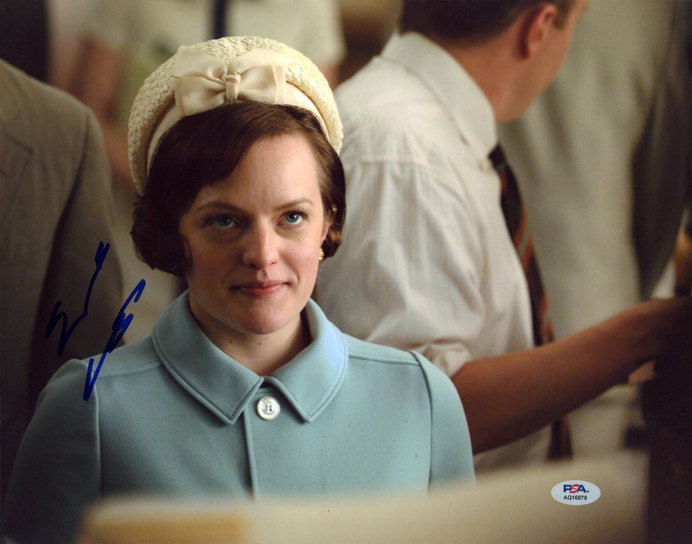 Elisabeth Moss Mad Men Authentic Signed 11x14 Horizontal Photo PSA/DNA #AQ16878