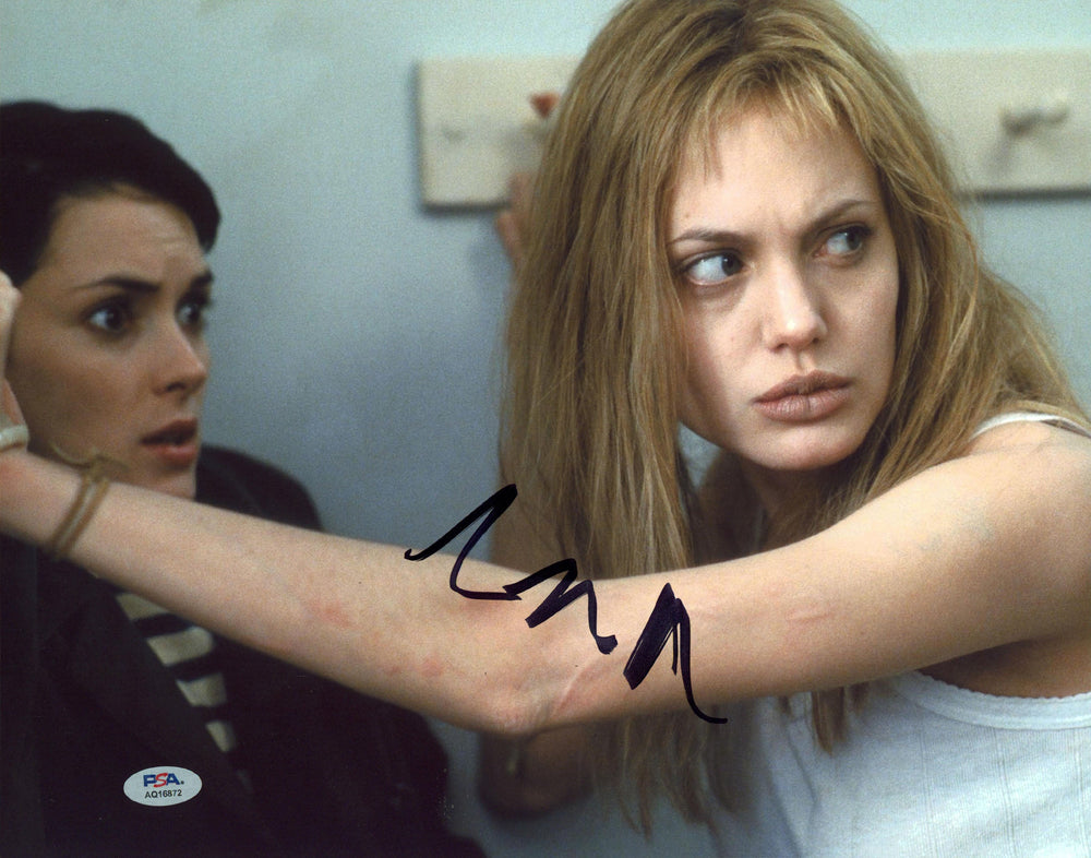 Angelina Jolie Girl, Interrupted Authentic Signed 11x14 Photo PSA/DNA #AQ16872
