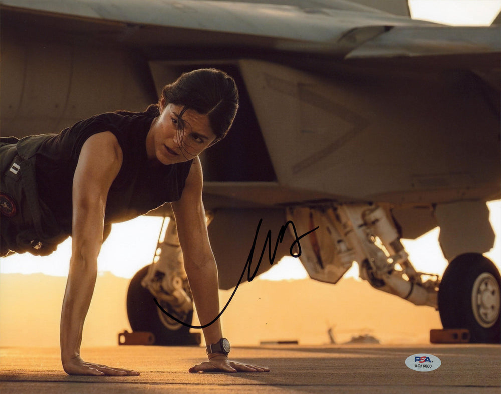 Monica Barbaro Top Gun: Maverick Authentic Signed 11x14 Photo PSA/DNA #AQ16860