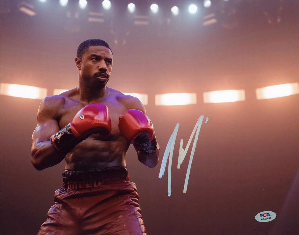 Michael B. Jordan Creed III Authentic Signed 11x14 Photo PSA/DNA #AQ16851