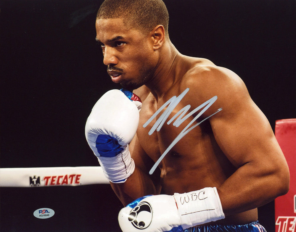 Michael B. Jordan Creed Authentic Signed 11x14 Horizontal Photo PSA/DNA #AQ16849