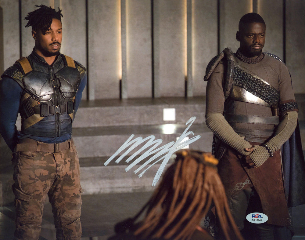 Michael B. Jordan Black Panther Authentic Signed 11x14 Photo PSA/DNA #AQ16848