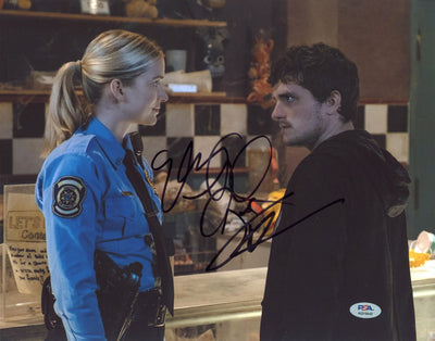 Elizabeth Lail & Josh Hutcherson Five Nights At Freddy's Signed 11x14 Photo PSA
