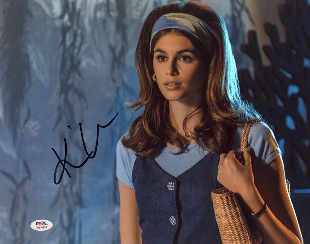 Kaia Gerber Palm Royale Authentic Signed 11x14 Horizontal Photo PSA/DNA #AQ16833