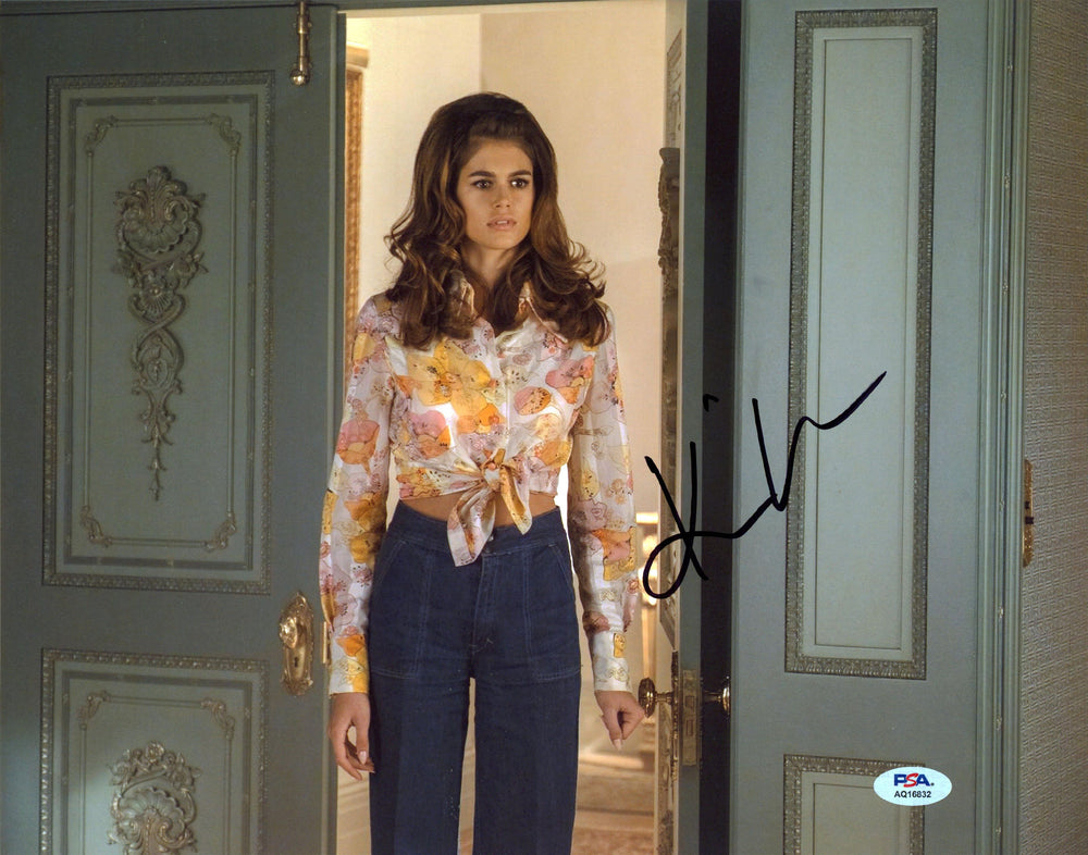 Kaia Gerber Palm Royale Authentic Signed 11x14 Horizontal Photo PSA/DNA #AQ16832
