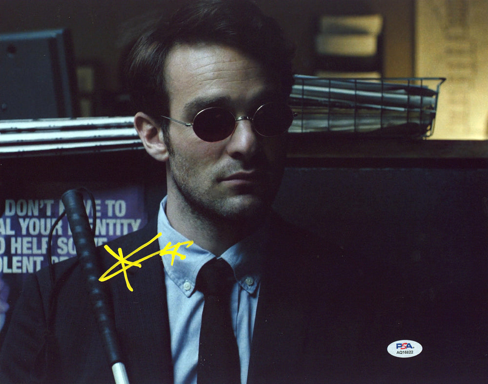 Charlie Cox Daredevil Authentic Signed 11x14 Horizontal Photo PSA/DNA #AQ16822