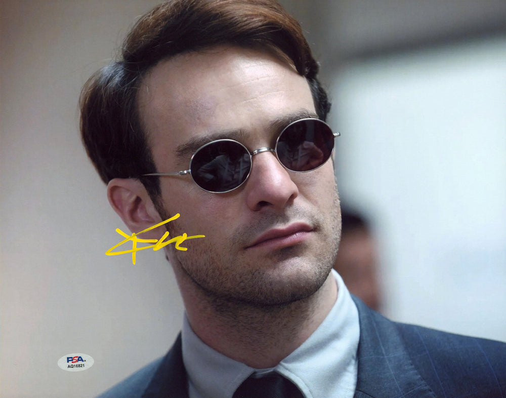 Charlie Cox Daredevil Authentic Signed 11x14 Horizontal Photo PSA/DNA #AQ16821
