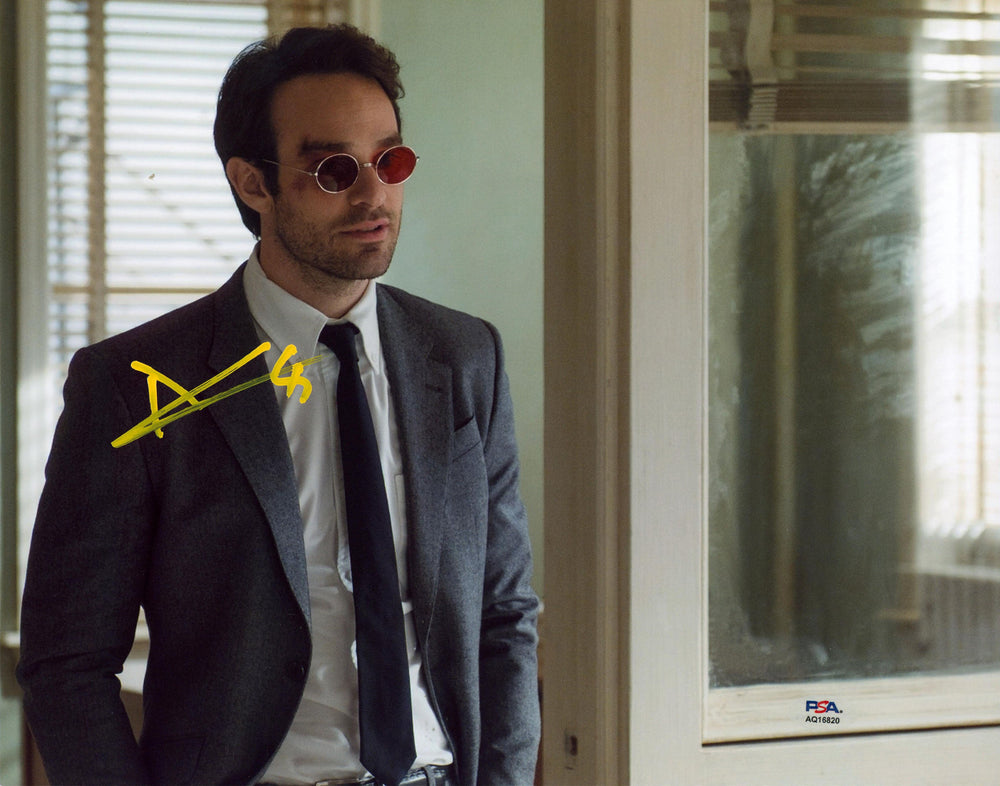 Charlie Cox Daredevil Authentic Signed 11x14 Horizontal Photo PSA/DNA #AQ16820