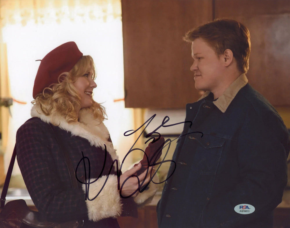 Jesse Plemons & Kirsten Dunst Fargo Authentic Signed 11x14 Photo PSA/DNA AQ16813
