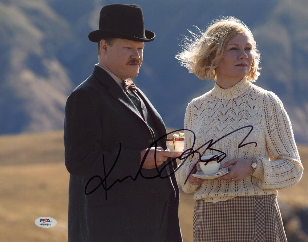 Jesse Plemons & Kirsten Dunst The Power of the Dog Signed 11x14 Photo PSA/DNA