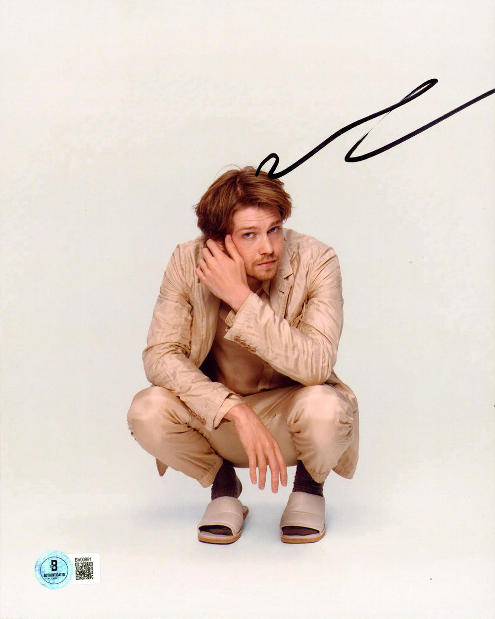Joe Alwyn The Brutalist Authentic Signed 8x10 Vertical Photo BAS #BV00891